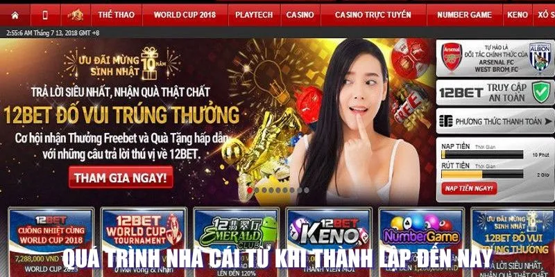 Quá trình nhà cái từ khi thành lập đến nay