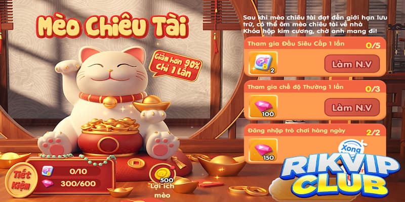 Sự khác biệt trong mèo chiêu tài so với game khác