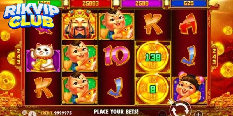 Quy tắc và hệ số thưởng trong game mèo chiêu tài Rikvip